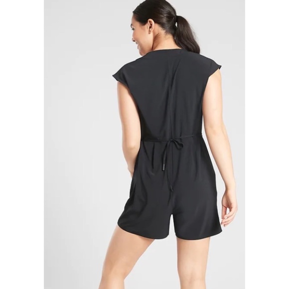 NWT ATHLETA Marlow Romper Black - Picture 2 of 9